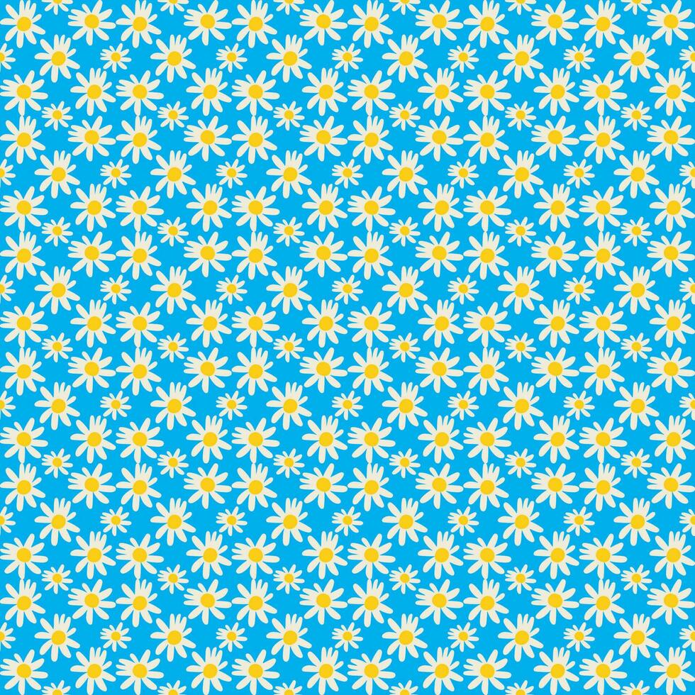 hand drawn Flower pattern vector