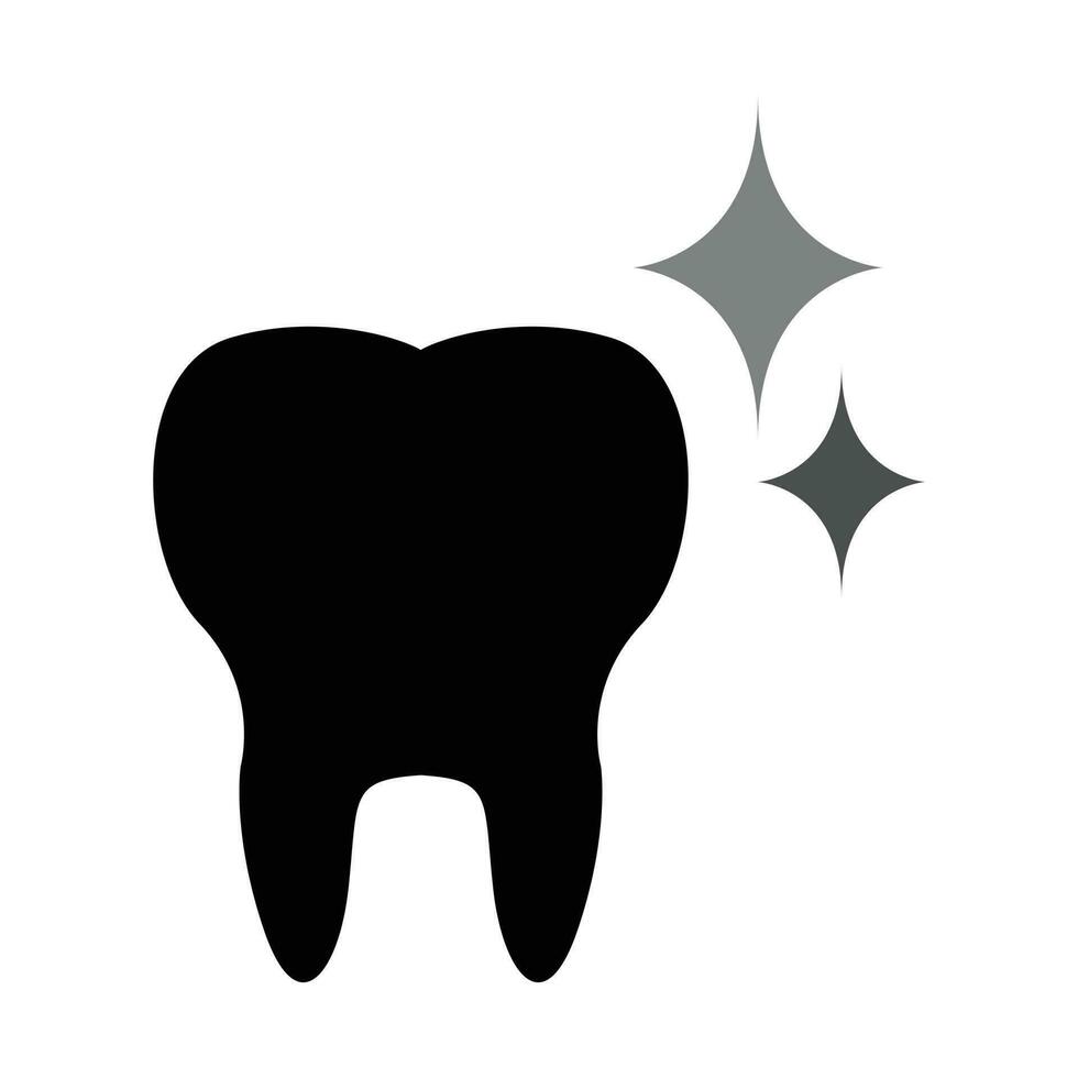 THE TOOTH VECTOR SYMBOL EPS 10