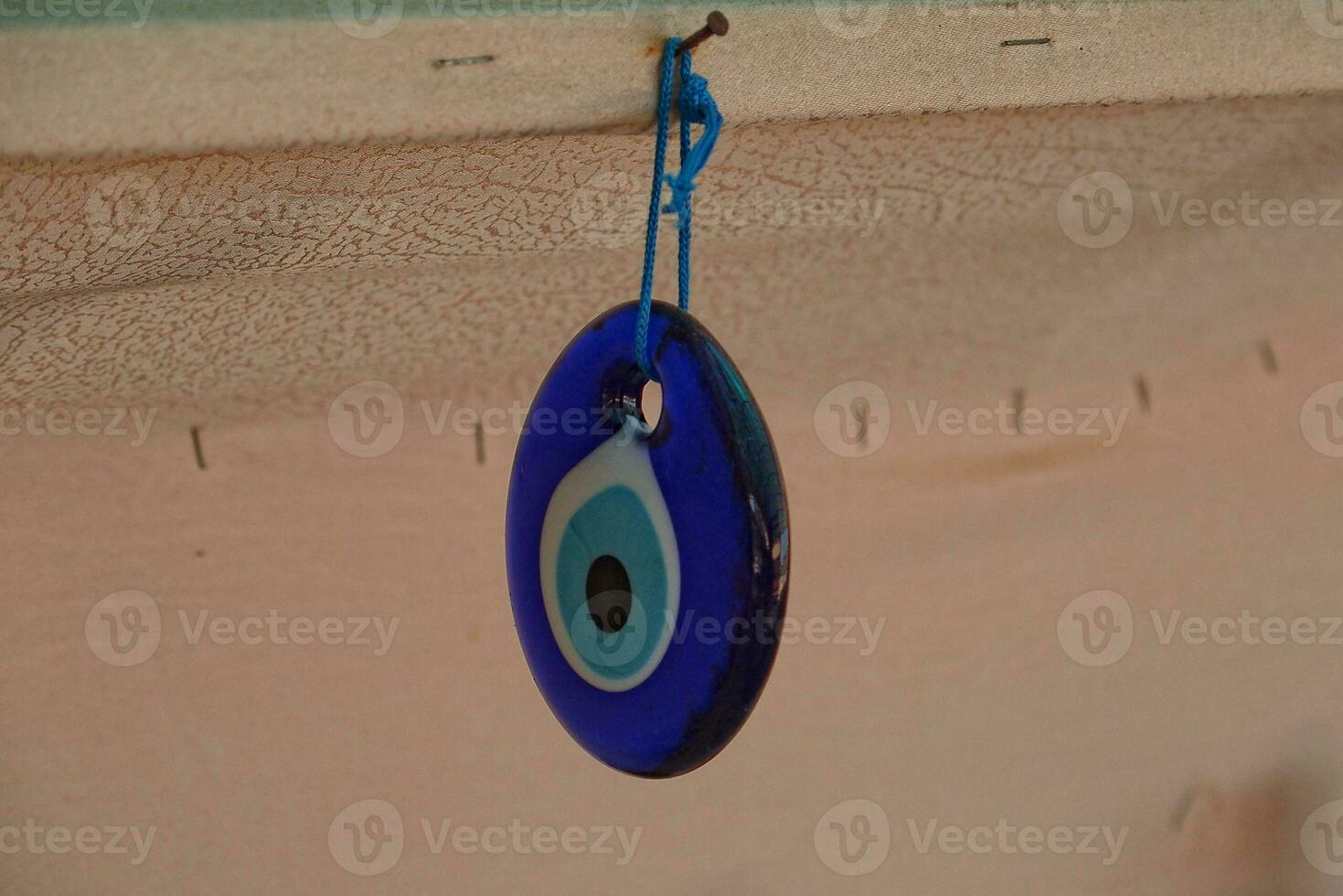 commemorative eye of the prophet on the Turkish market stall, a symbol against charms photo