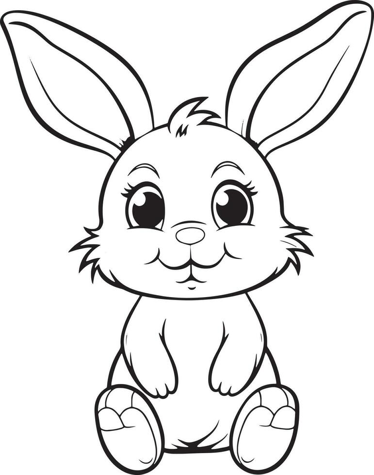 a colouring book for kids, easy to colour, vector illustration, Vector, Annimals