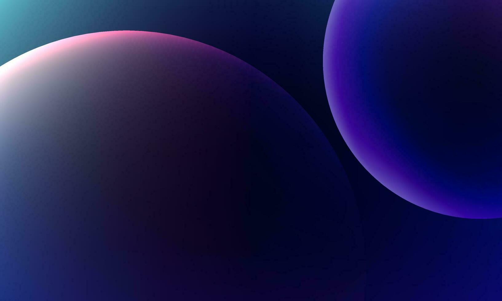 three dimensional earth dark blue and purple circle background vector