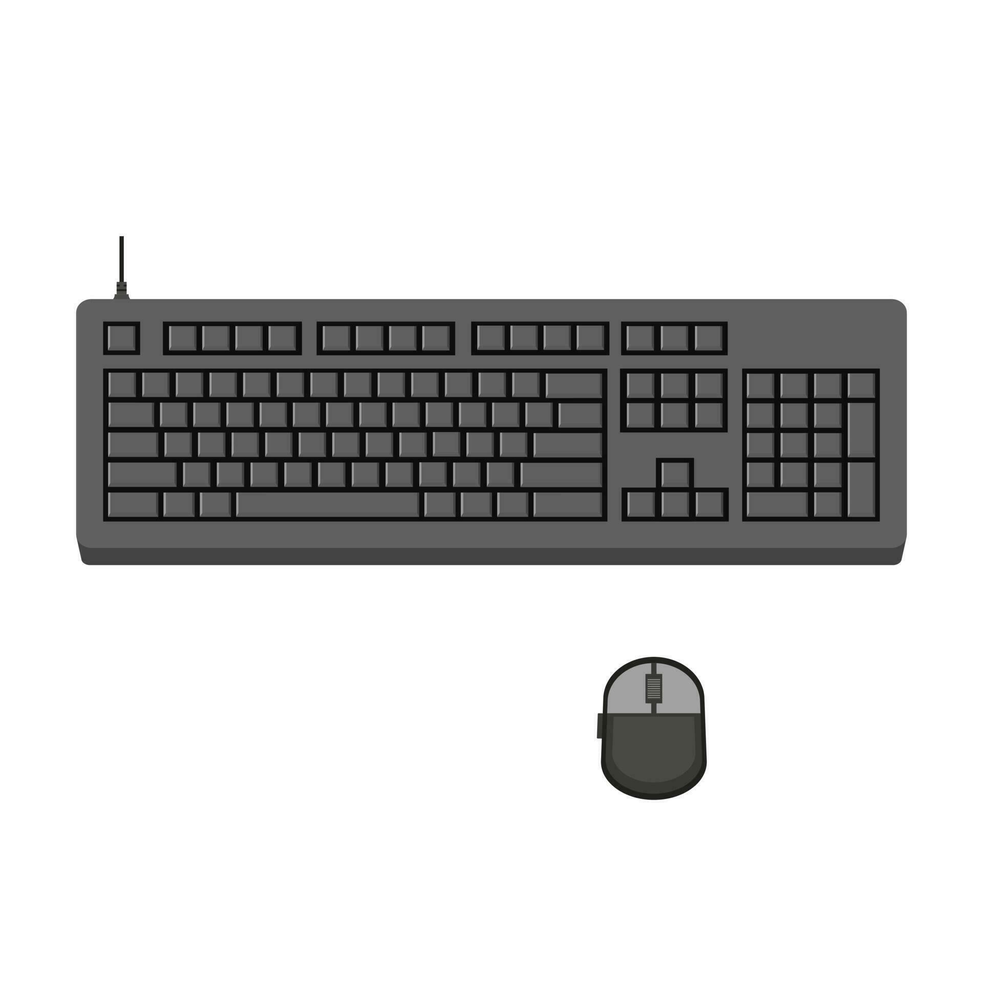 computer keyboard equipment 24310320 Vector Art at Vecteezy