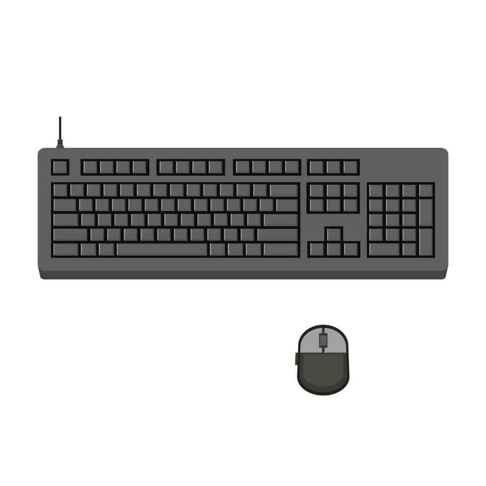 computer keyboard equipment vector