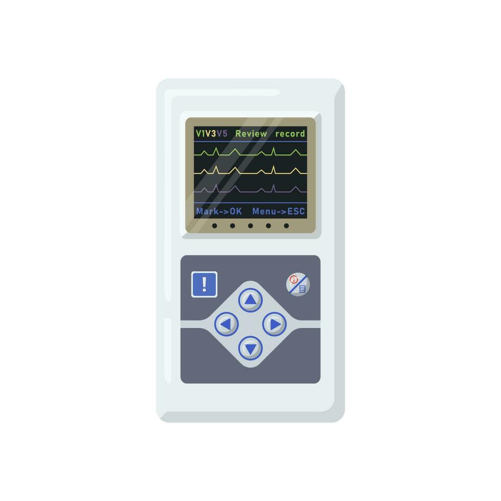 heart rate meter vector