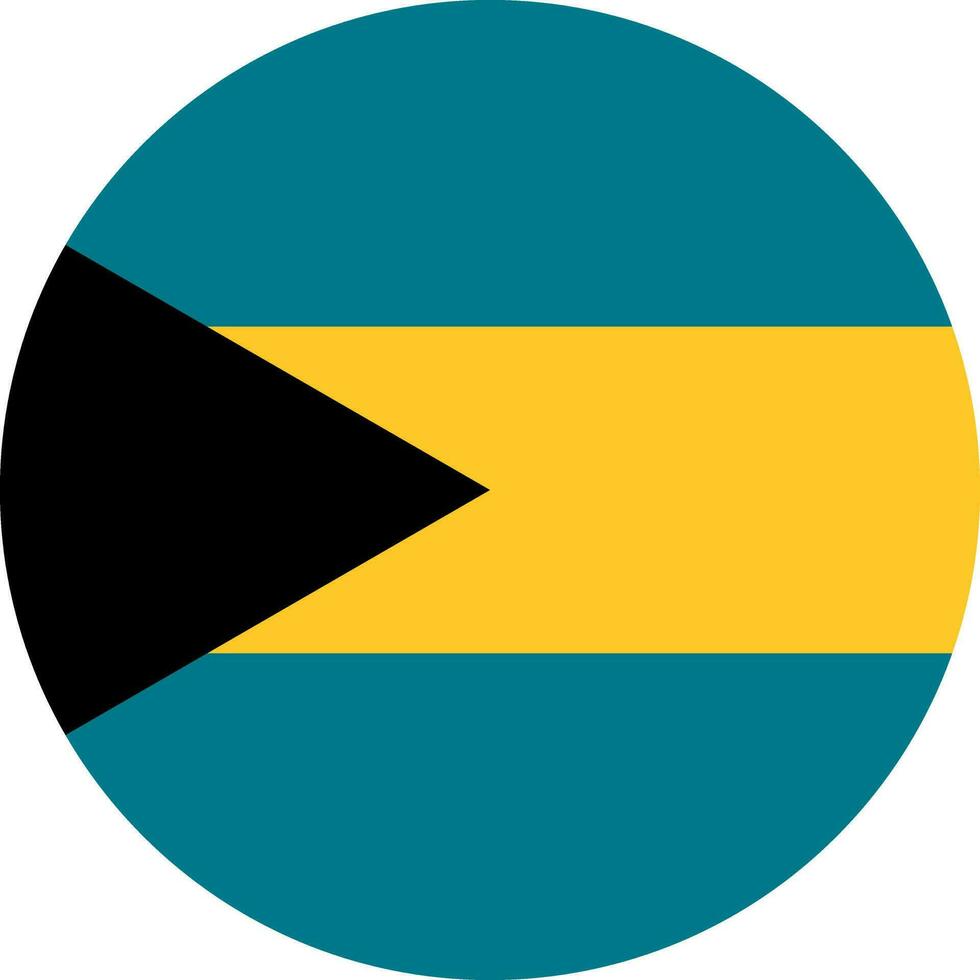 redondo bahameño bandera de bahamas vector