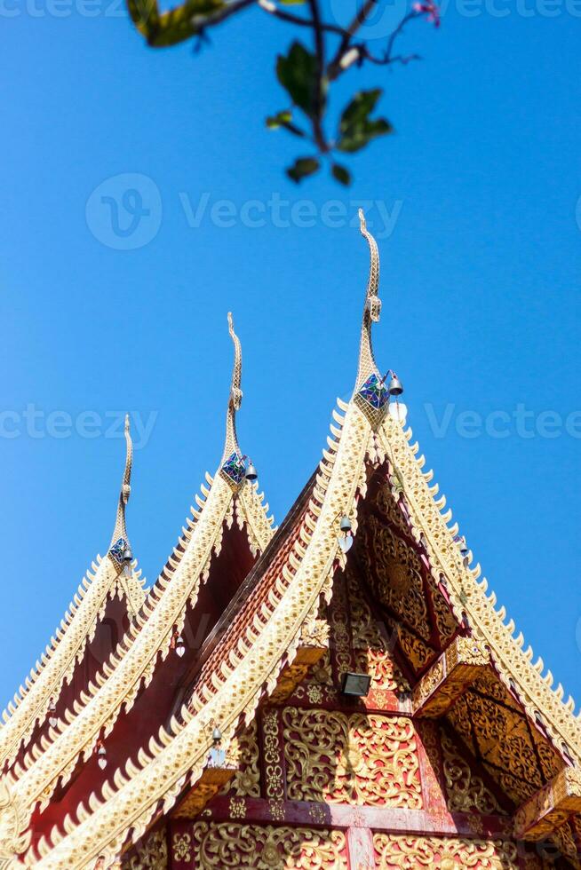 Temple statue North of Thailand photo