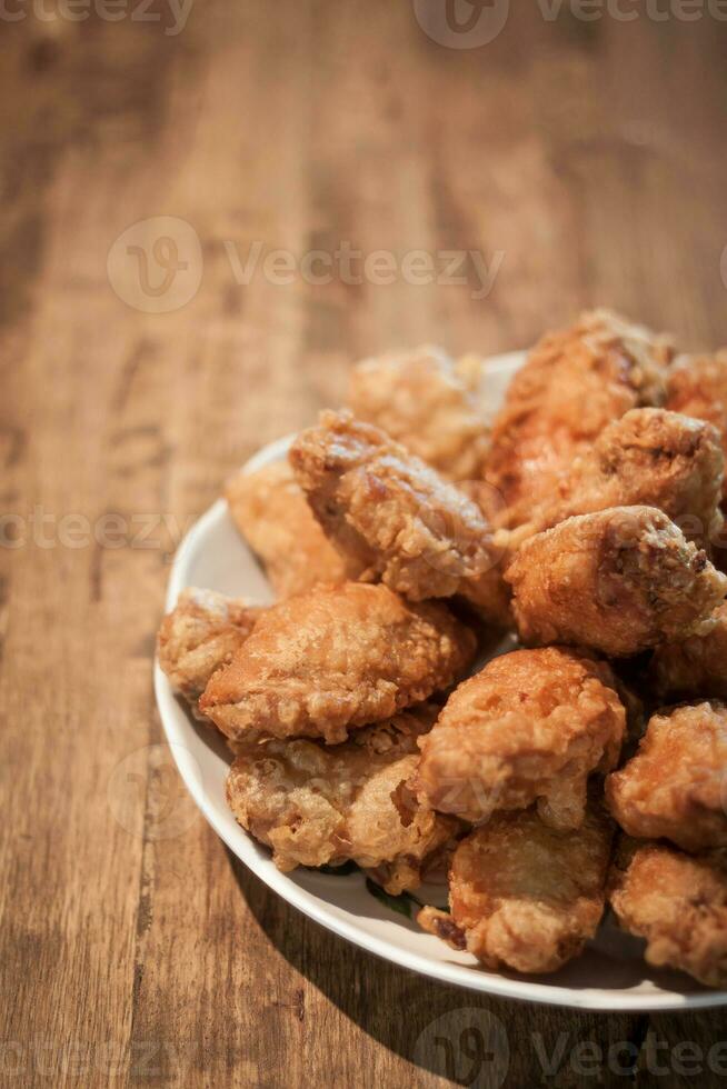 Fried chicken wings photo