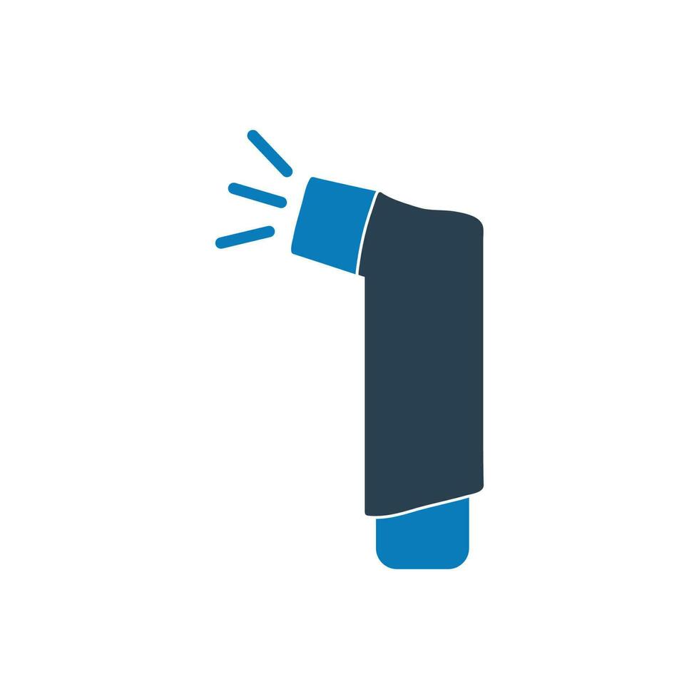Medical Inhaler Icon. Editable Vector EPS Symbol Illustration.