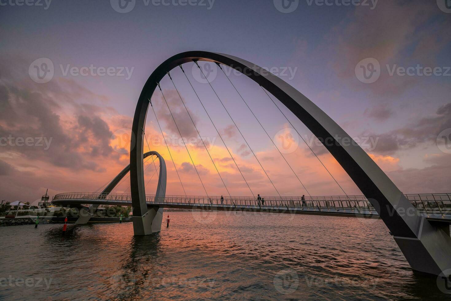 Perth céntrico ciudad horizonte paisaje urbano de Australia foto