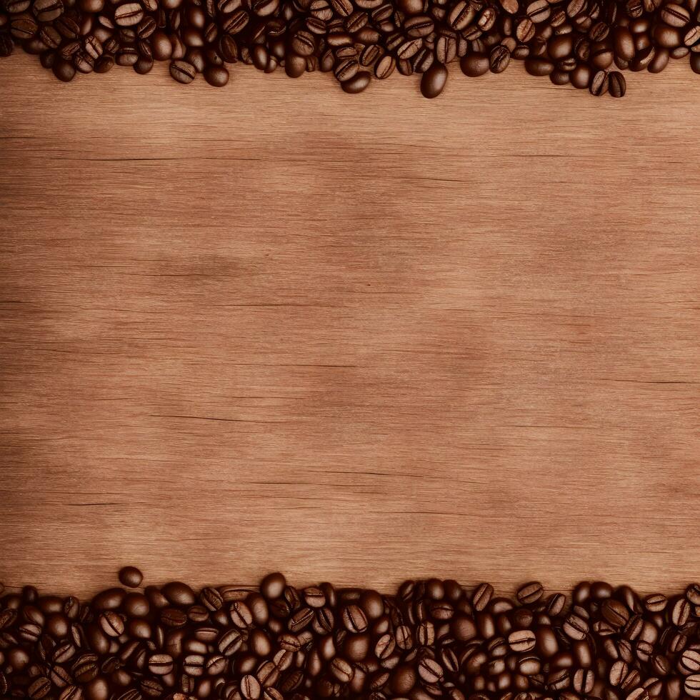 Freshly roasted coffee beans. Generative Artificial Intelligence photo
