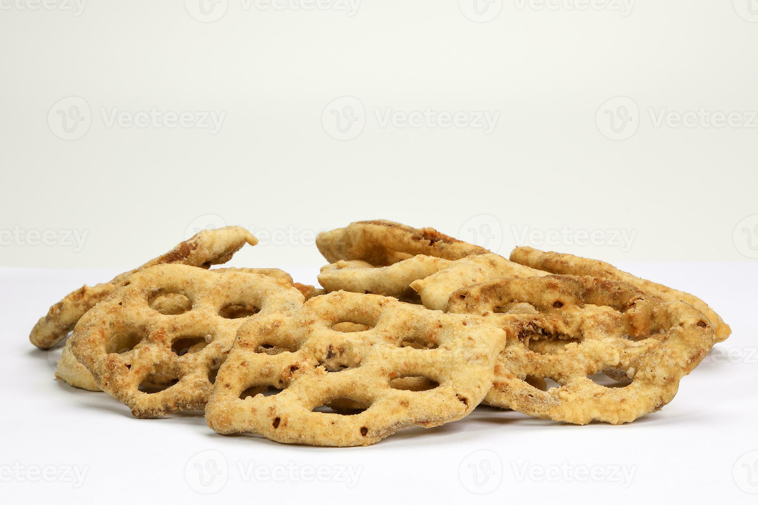 Kuih Cincin rice flower brown sugar sweet cracker snacks 24312517 Stock