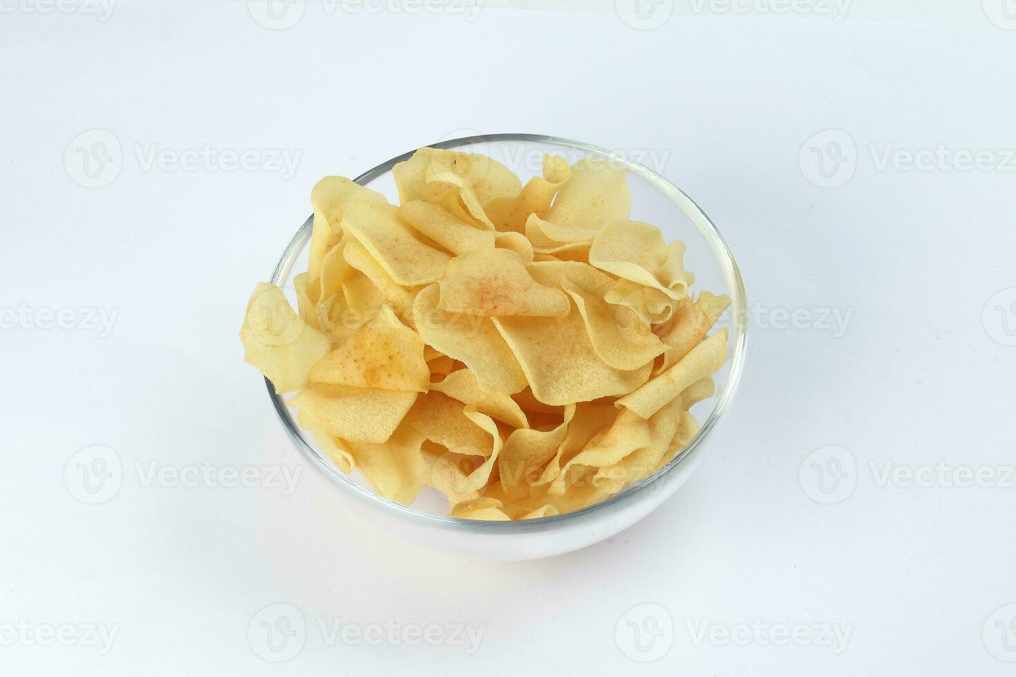 Arrowhead root arrowroot chips traditional for Chinese new year photo