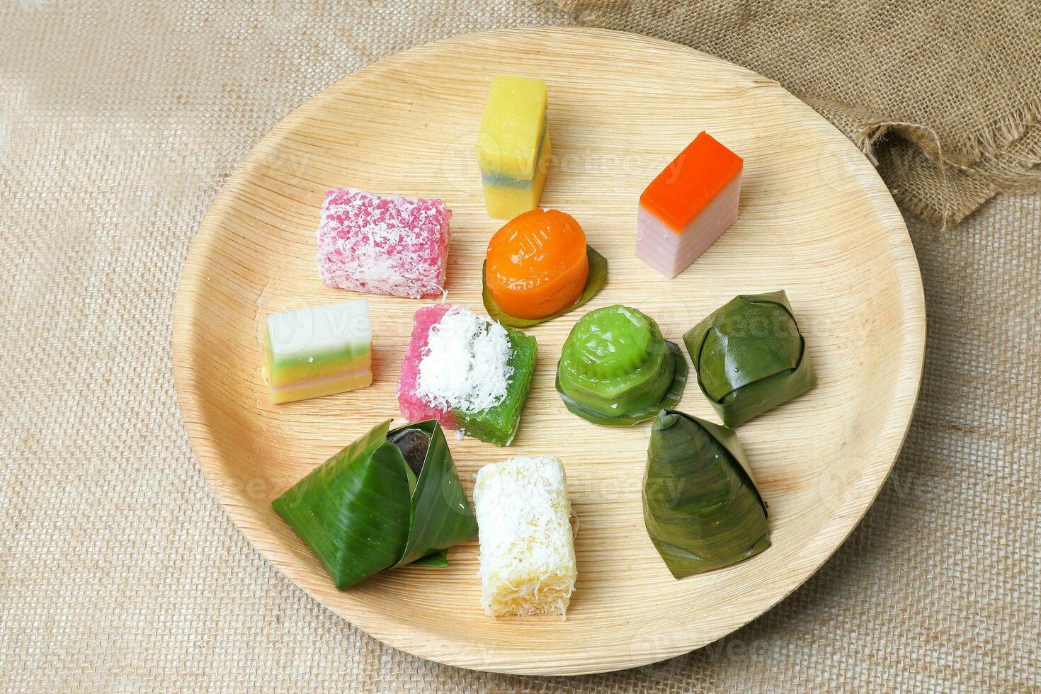 Kuih traditional sweet desert photo