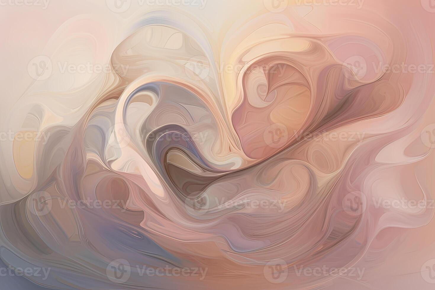 Abstract Heart with red, pink, purple color around as spreading love symbol illustration. Copyspace for text message in left top part of image. For festive card, invitation. . photo
