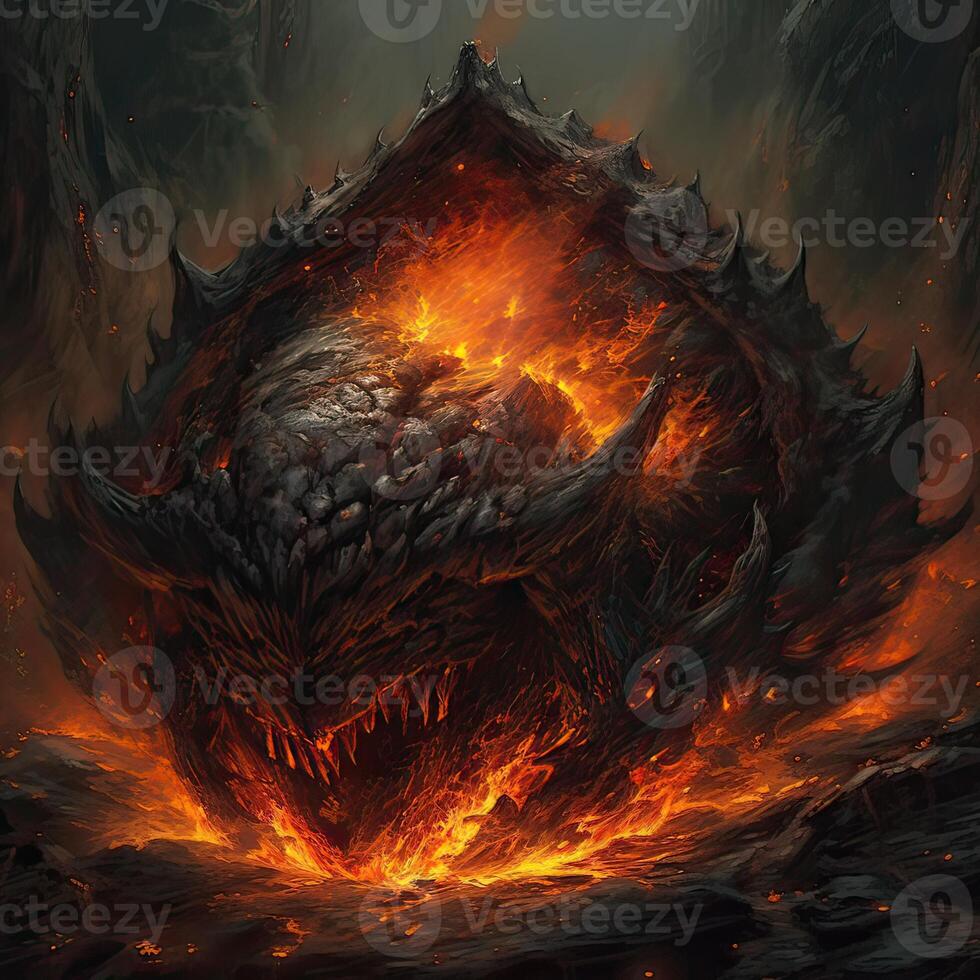 Fire flames texture on isolated black background. Perfect texture overlays for copy space. photo