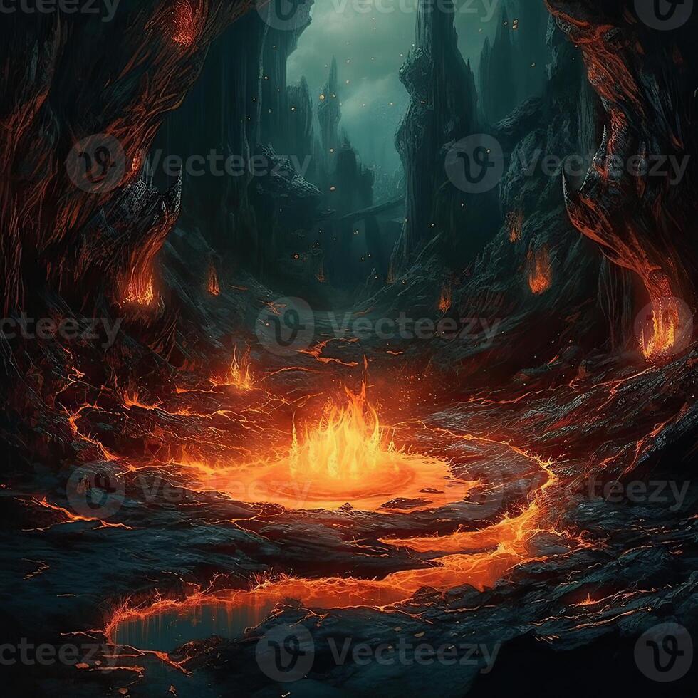 Fire flames texture on isolated black background. Perfect texture overlays for copy space. photo
