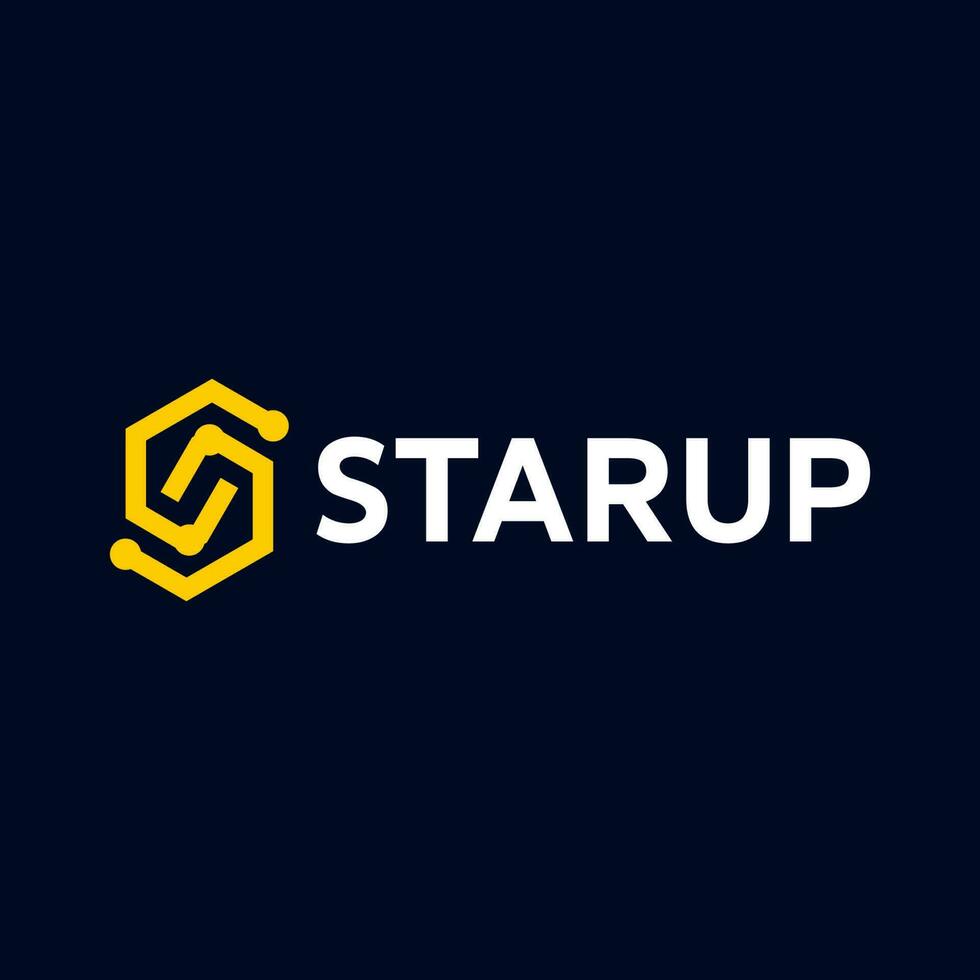 Letter S Simple Modern Logo vector