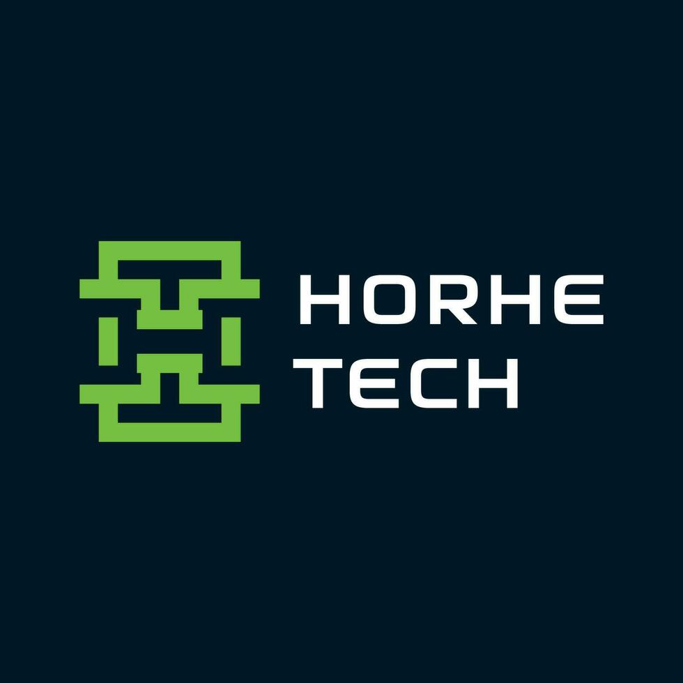 Letter HT TH Simple Logo vector