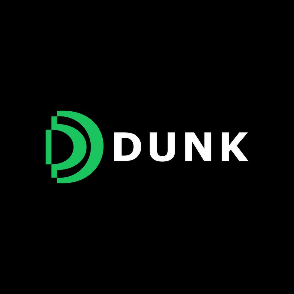 Letter DD Simple Monogram Logo vector
