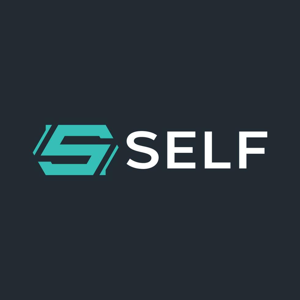 Letter S Simple Modern Logo vector