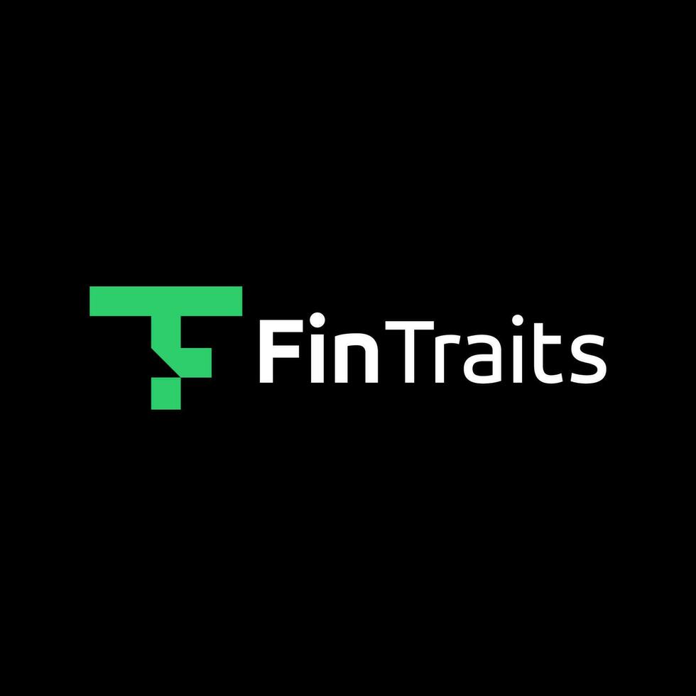 Letter FT TF Simple Monogram Logo vector