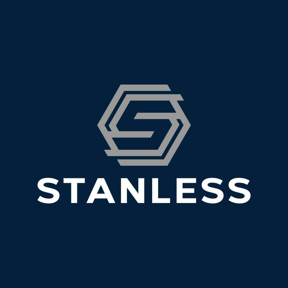 Letter S Simple Monogram Logo vector