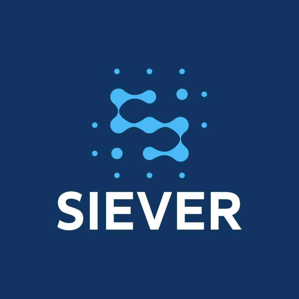 Letter S Technologies Simple Modern Logo vector