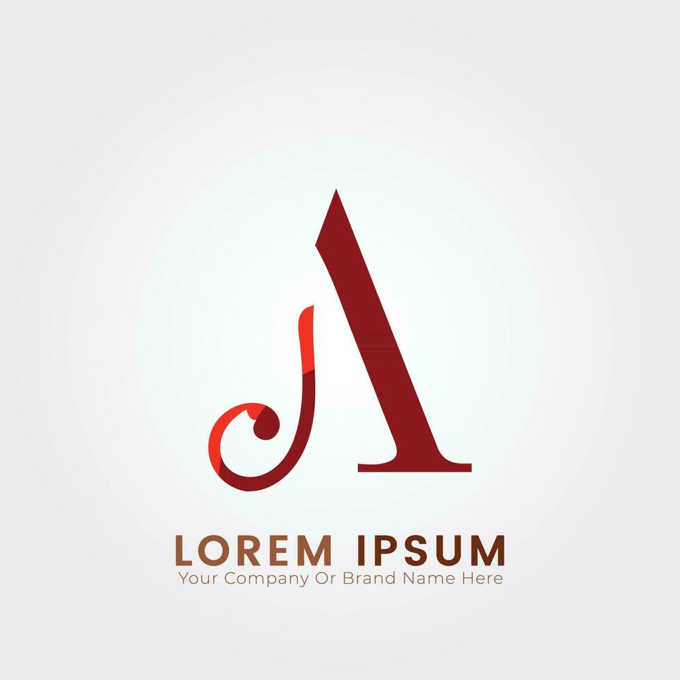 Letter A Logo Template vector