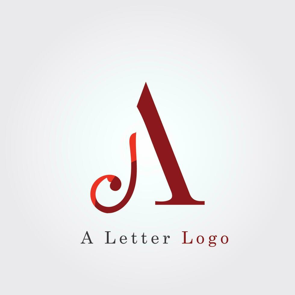 letra a plantilla de logotipo vector