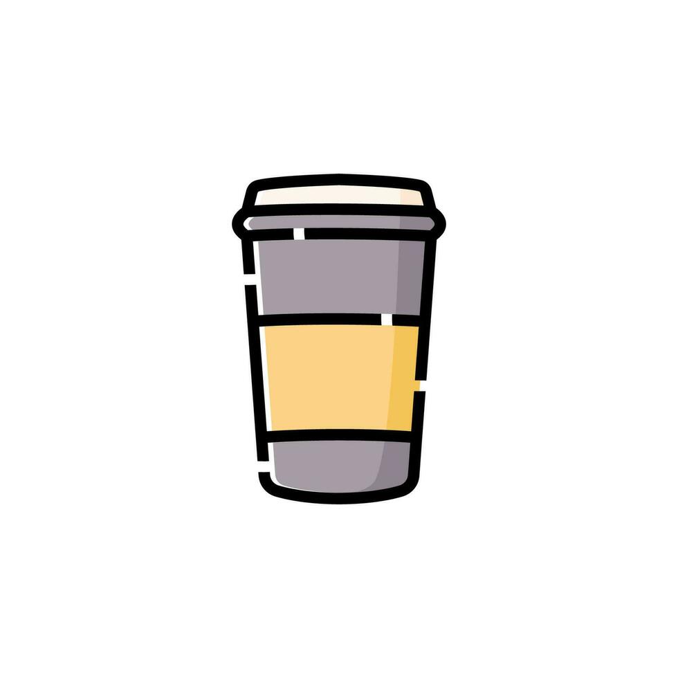 cup of drink illustration design, symbol of cup drink design. vector