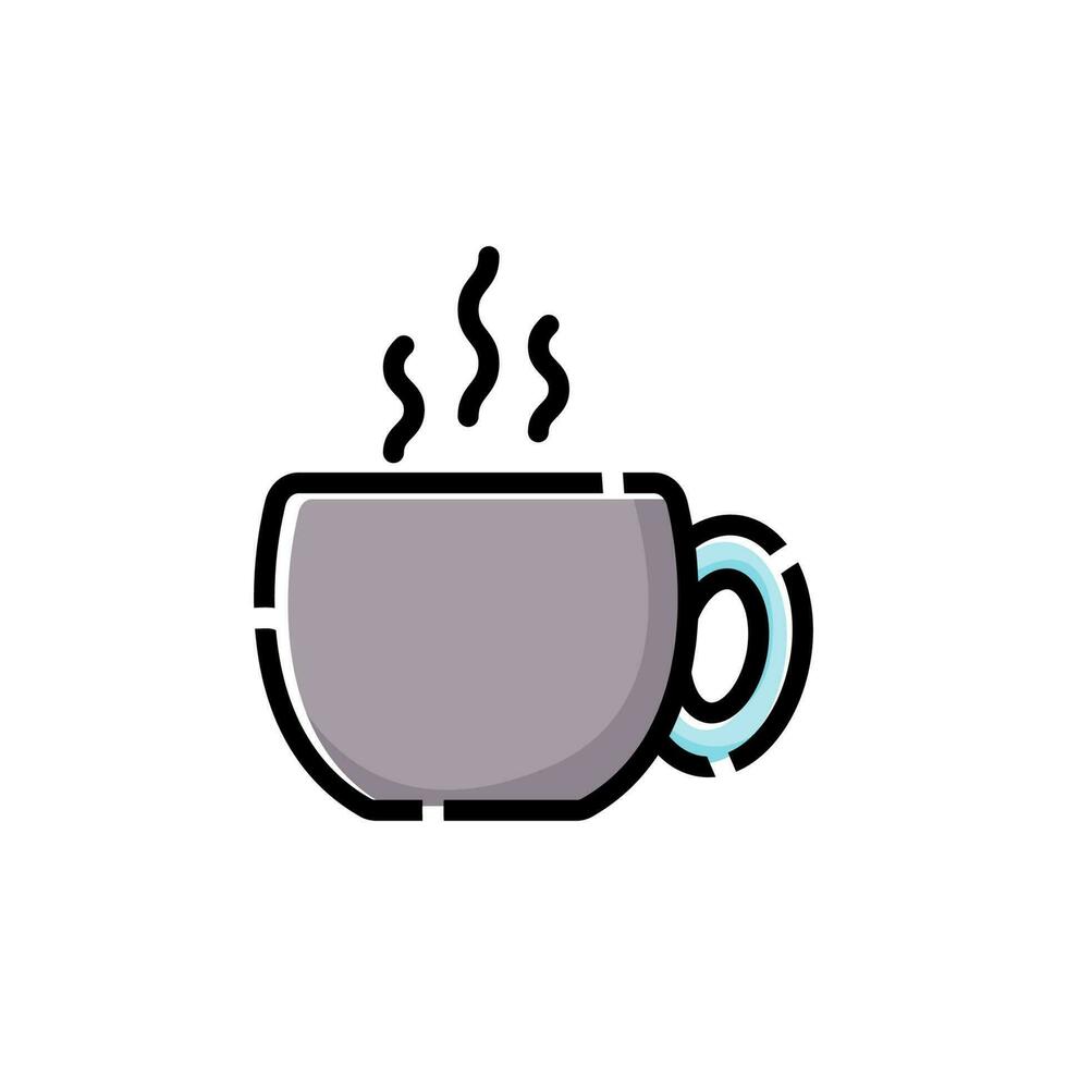 warm drink cup icon illustration design vector