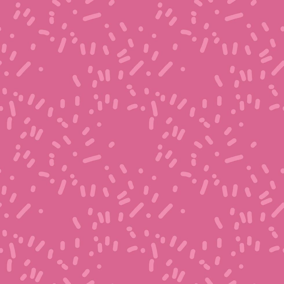 Seamless pattern with simple vector shapes