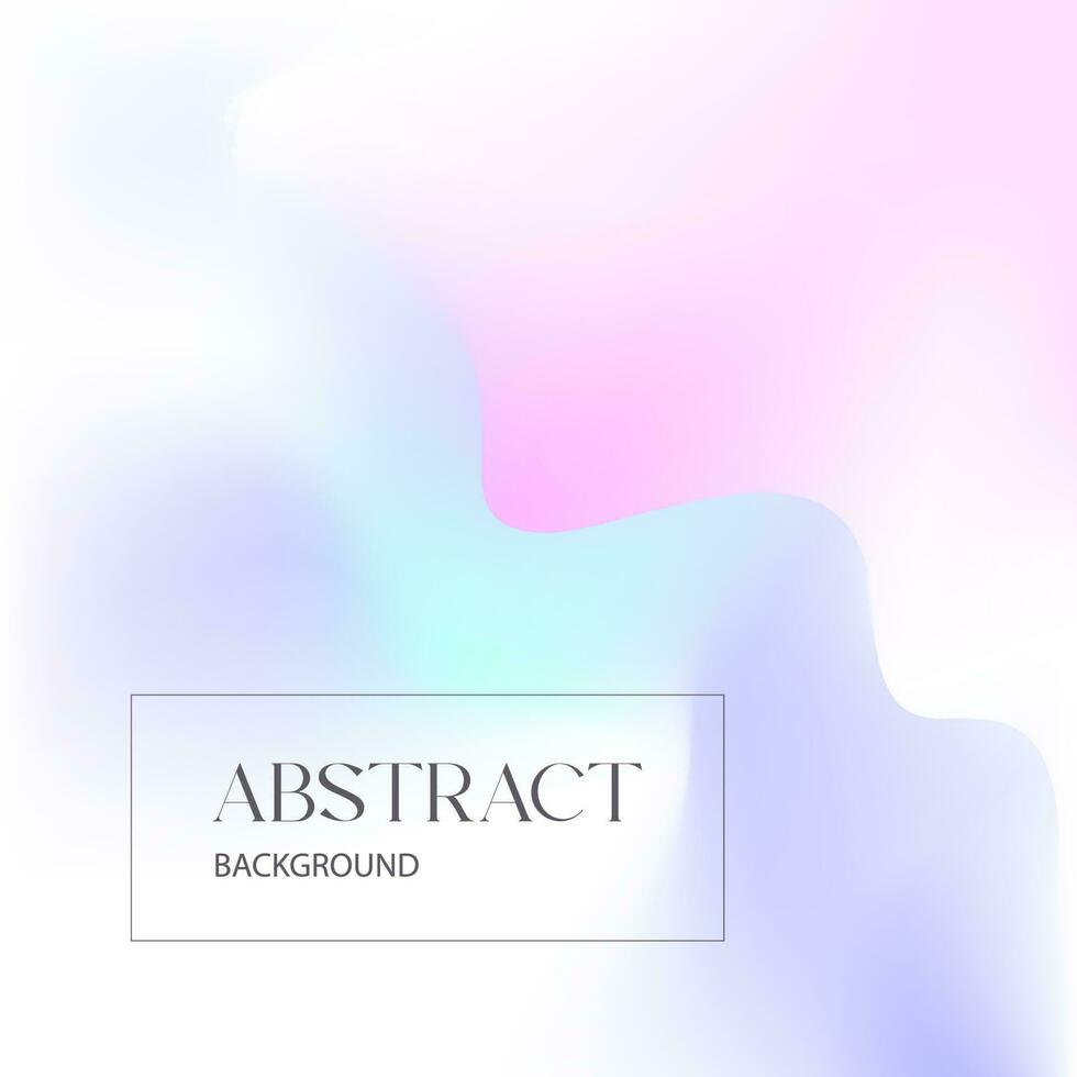 Abstract background template light design pastel gradient pink and blue color vector