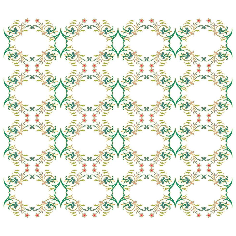 colorful background with classic ornamental pattern vector