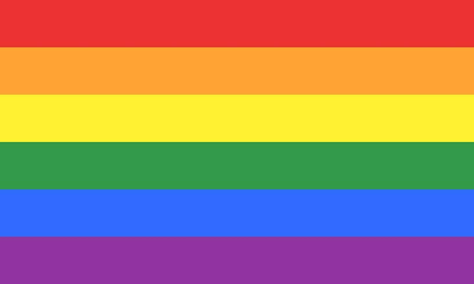 LGBT Rainbow colors flag flat design style Pride month colorful concept vector background