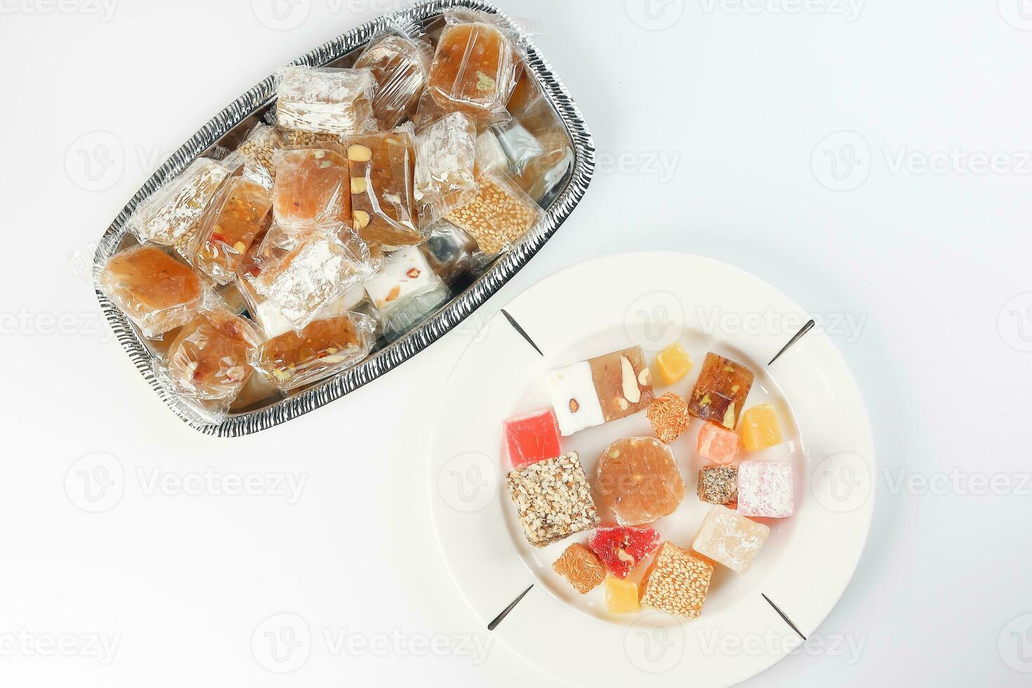 Turkish Delight sweet desert colorful verity photo
