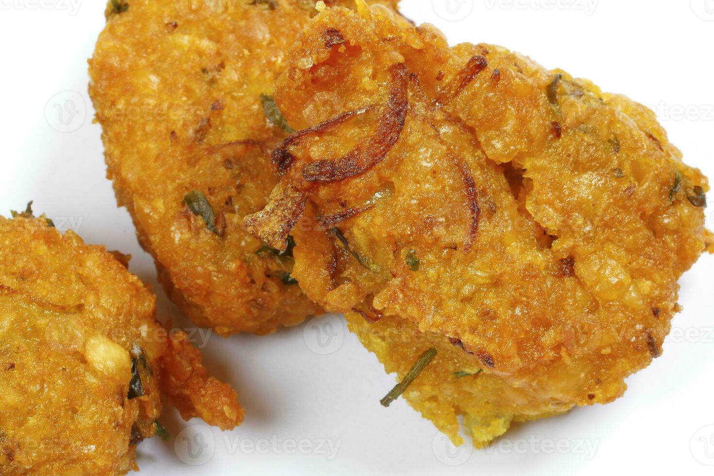 Piaju lentil onion Battered deep fried photo