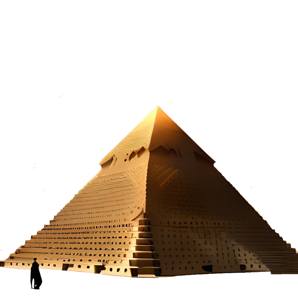 The famous pyramids at Giza in Egypt png