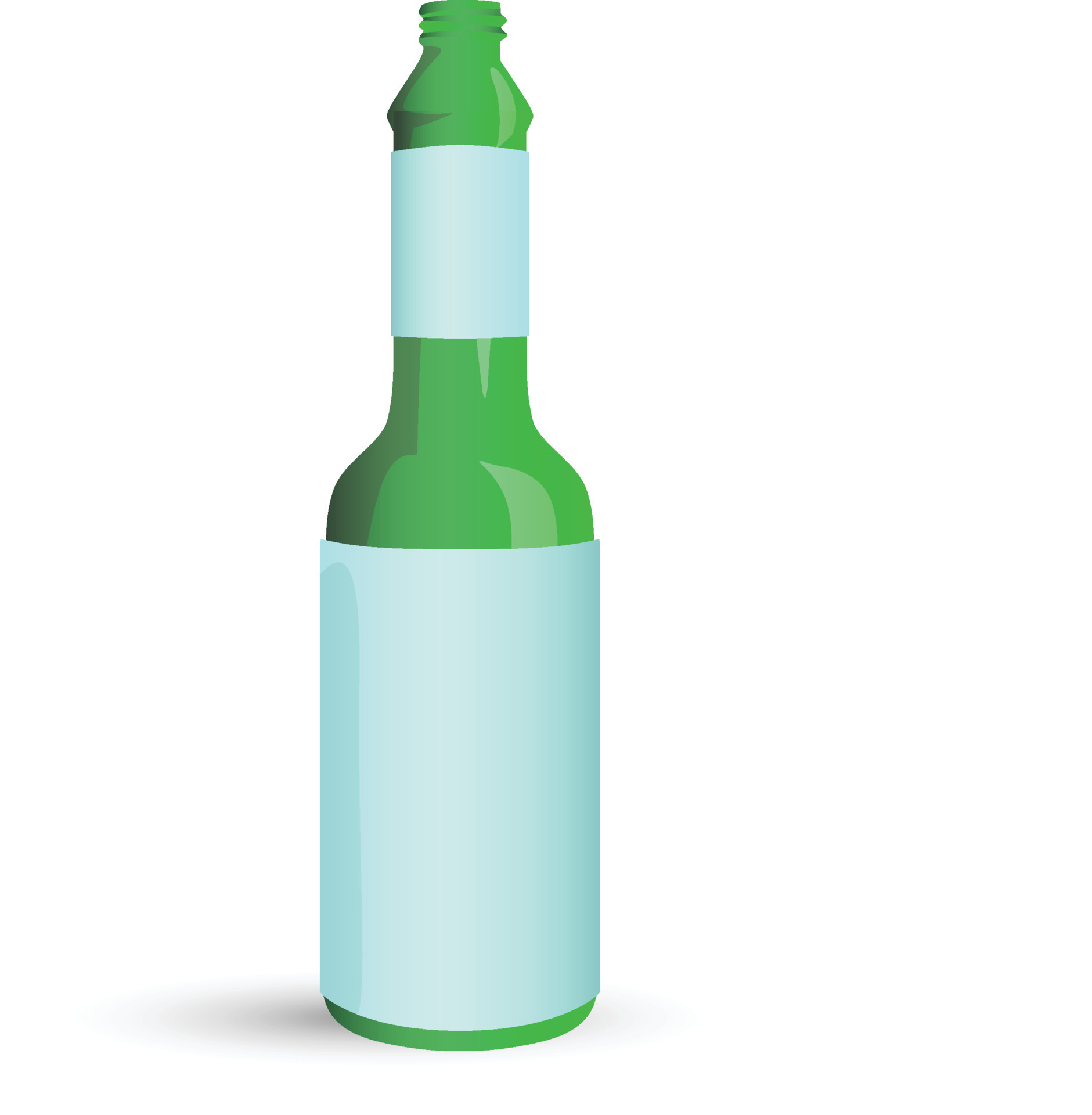 old liquor wine whiskey brandy rum bottle with empty label vector image