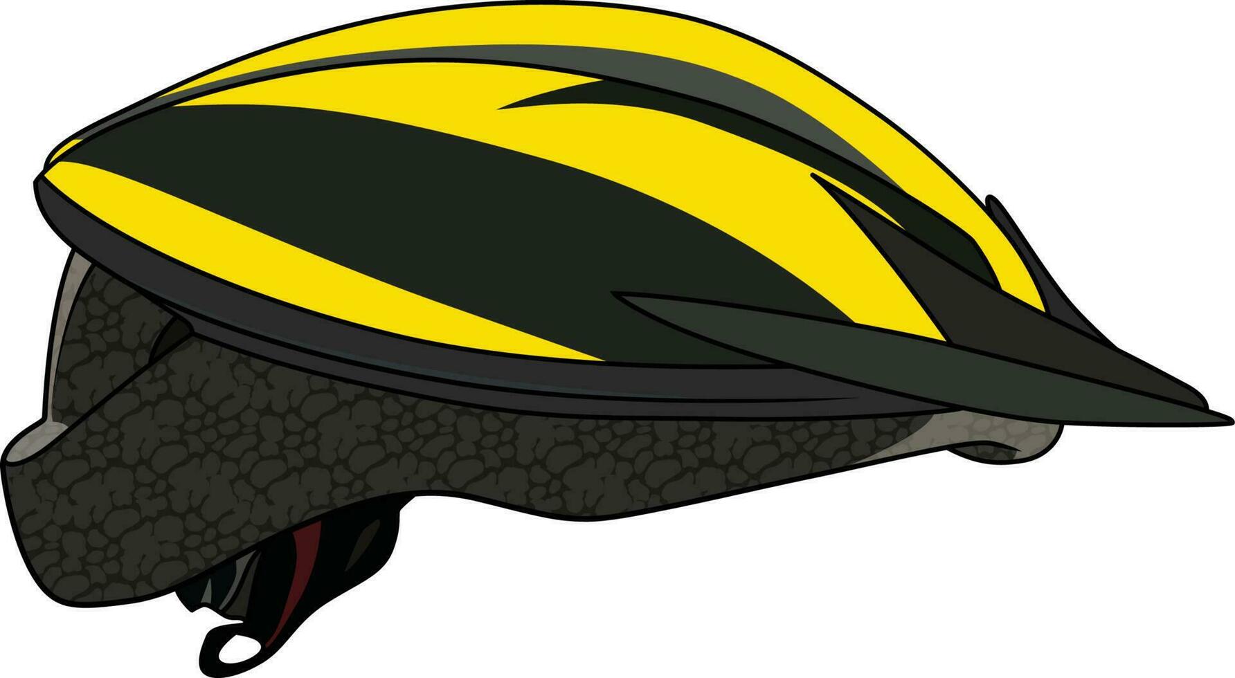Push bicycle helmet ,Bike Helmet image  vector illustration
