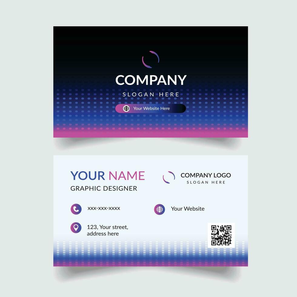 Modern Business Card Template vector