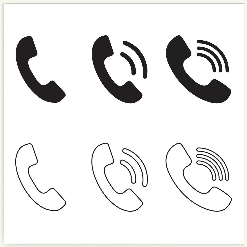 Phone Call icon vector symbol illustration.