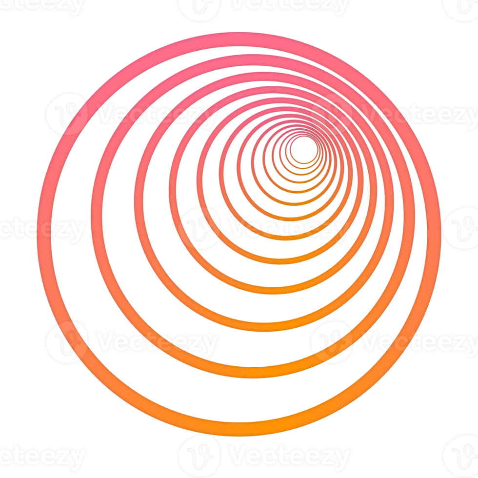 The Circle Shape Decoration in Presentation png