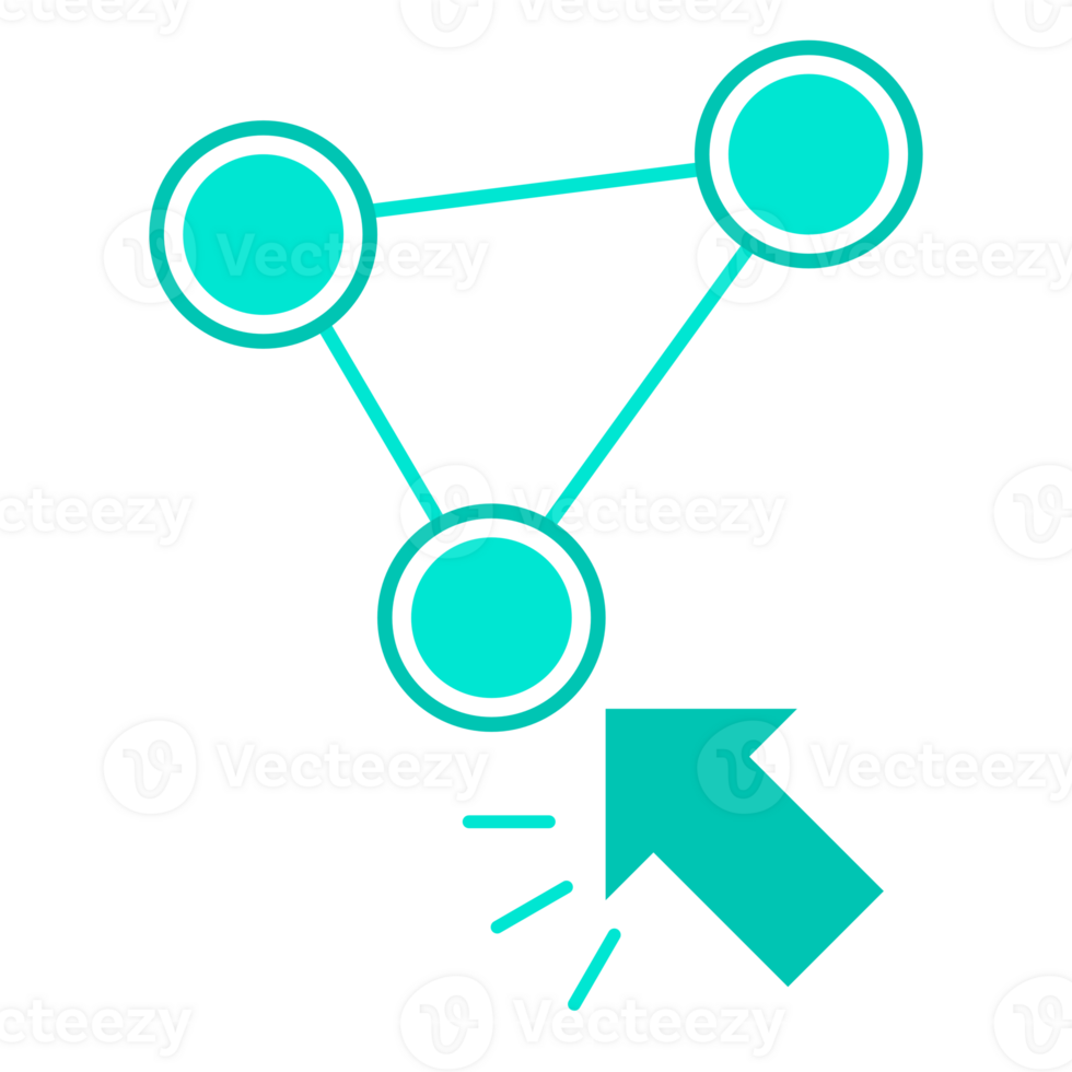 Cliquez sur et relier le points png