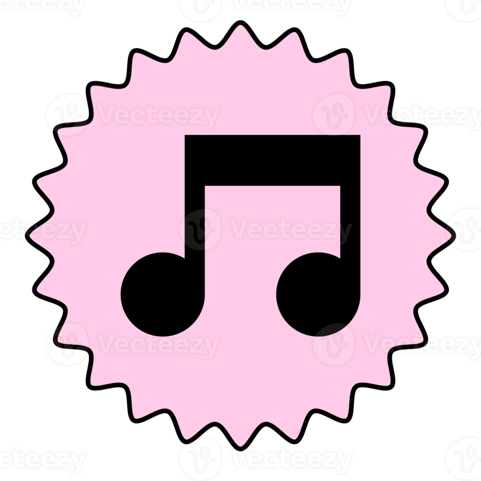Sound and musical note symbol 24320085 PNG