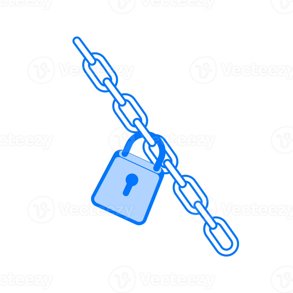 Security and Lock Chain png