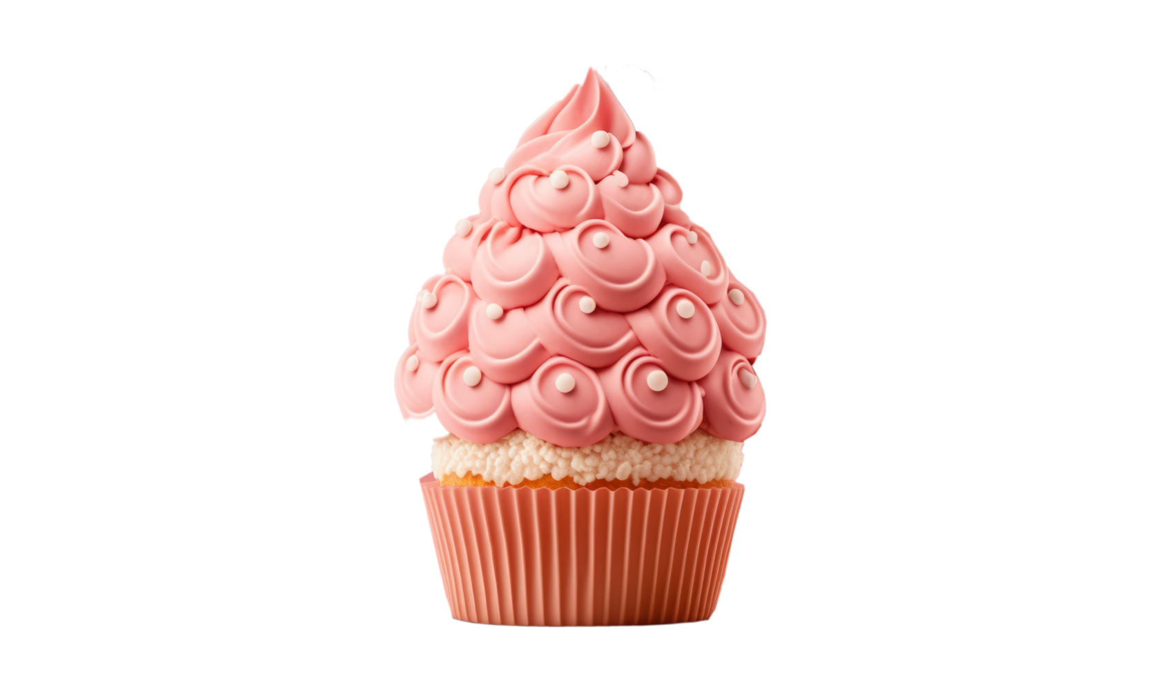 cupcakes isolato su trasparente sfondi, per celebrazioni piace compleanni, matrimoni, e bambino docce, delizioso i regali, gli amici, famiglia, o colleghi su compleanni, vacanze, generativo ai png