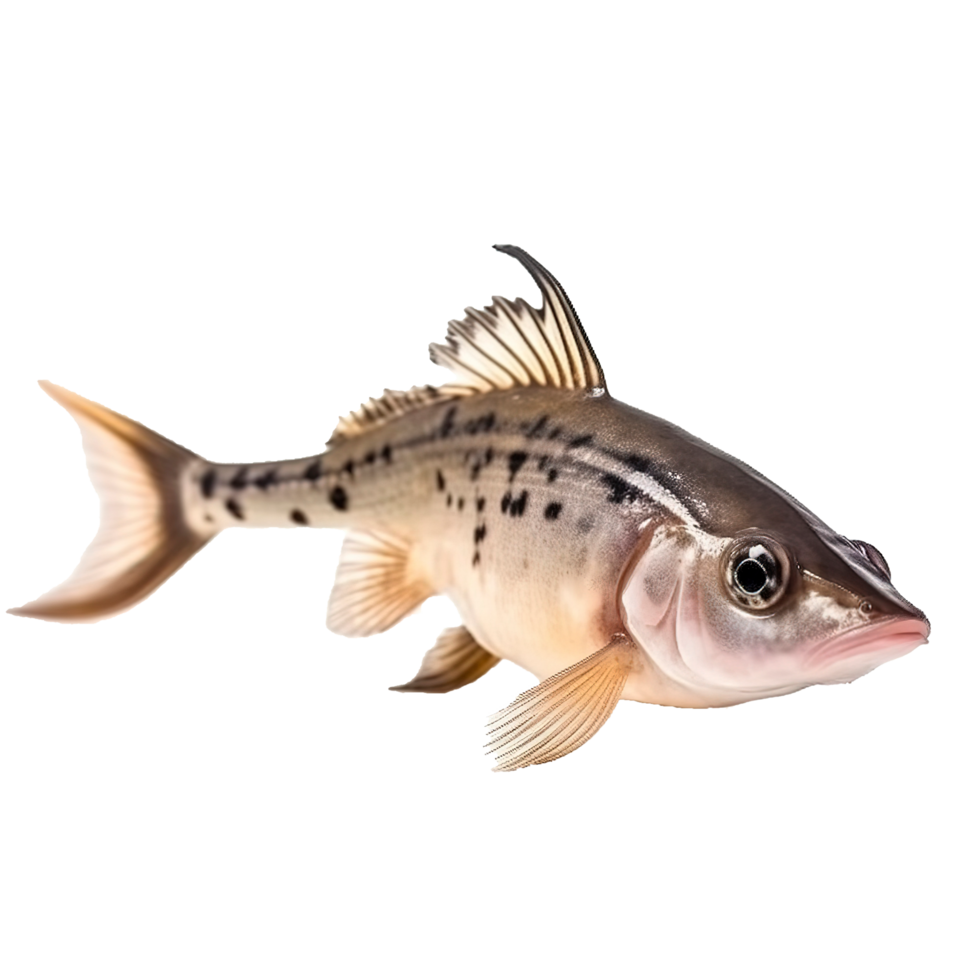 Corydoras isolated on Transparent background, generate ai png