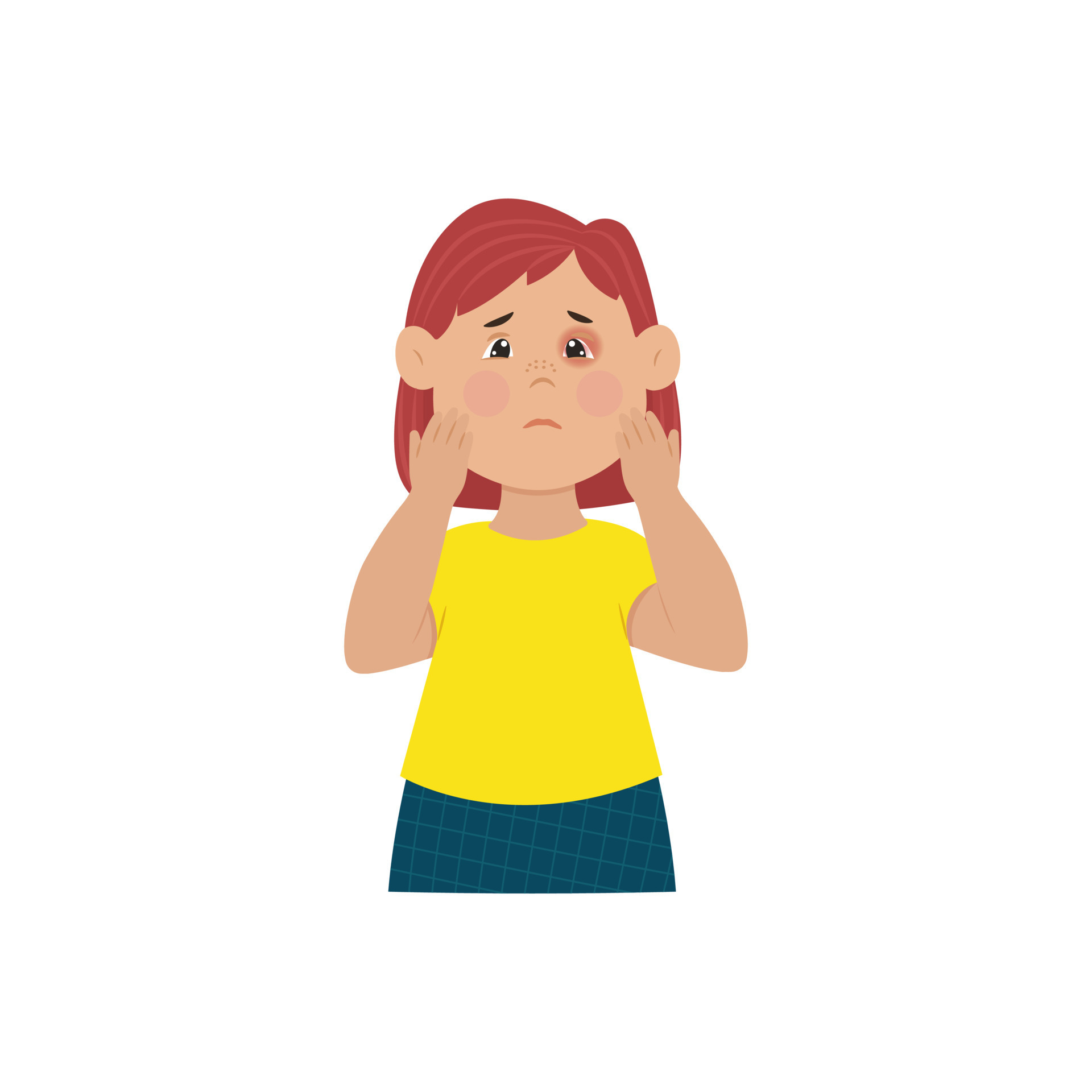 Inflammation of the eye, Conjunctivitis in children. Viral and