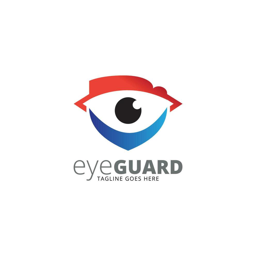 Eye Guard logo symbol. vector
